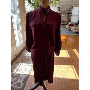 Z Spoke silk shirt dress size 6 (DR100